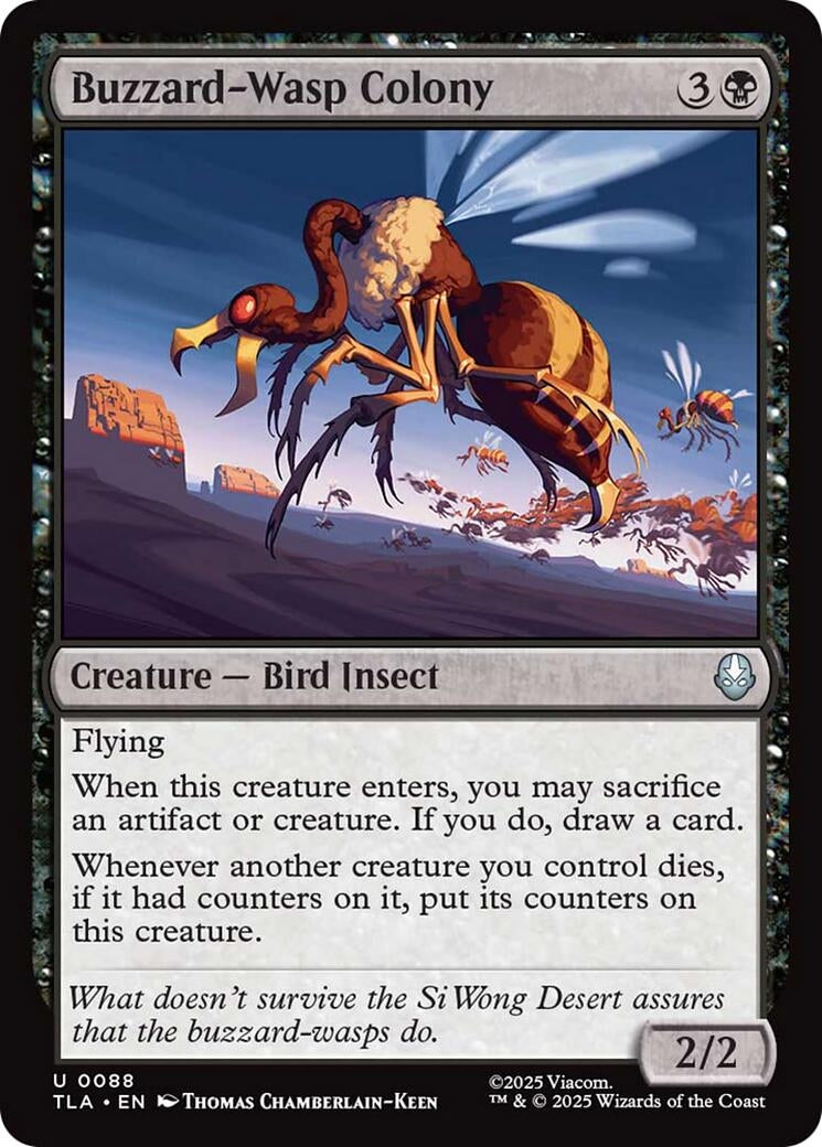 Image for Buzzard-Wasp Colony (88) (TLA) - Magic: The Gathering