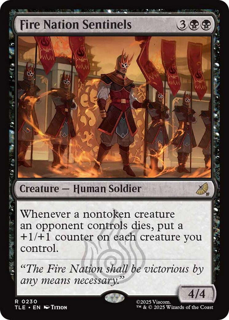 Image for Fire Nation Sentinels (230) (TLE) - Magic: The Gathering