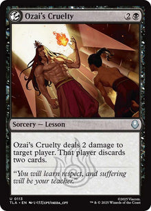 Image for Ozai's Cruelty (113) (TLA) - Magic: The Gathering
