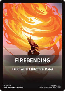 Image for Firebending Theme Card (7) (TLA) - Magic: The Gathering