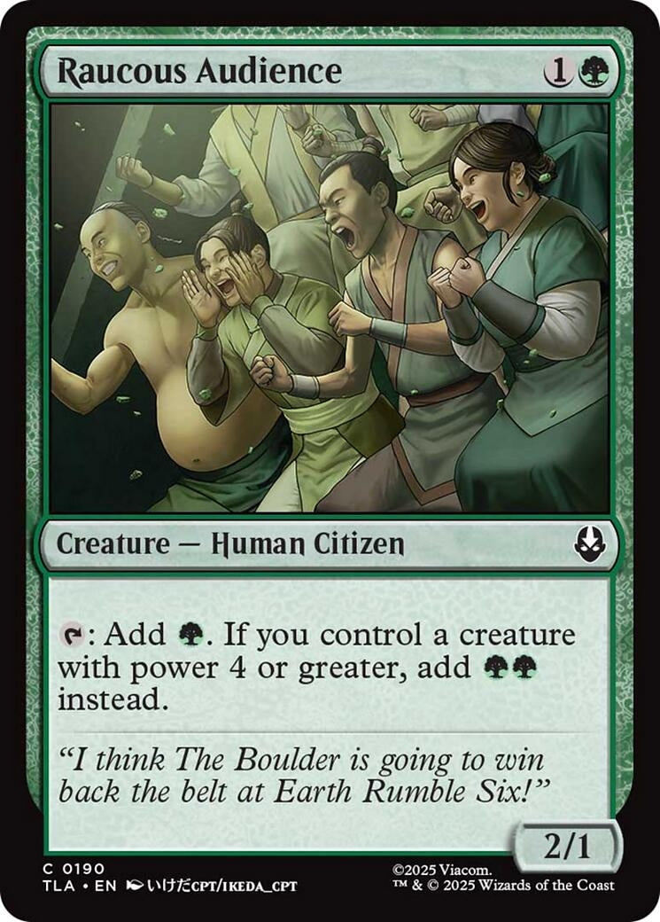 Image for Raucous Audience (190) (TLA) - Magic: The Gathering