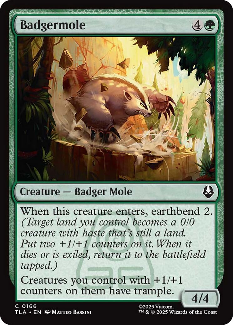 Image for Badgermole (166) (TLA) - Magic: The Gathering
