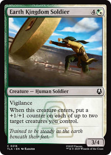 Image for Earth Kingdom Soldier (216) (TLA) - Magic: The Gathering