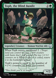 Image for Toph, the Blind Bandit (198) (TLA) - Magic: The Gathering