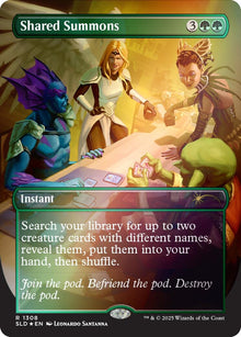 Image for Shared Summons (Rainbow Foil) (1308) (SLD) - Magic: The Gathering