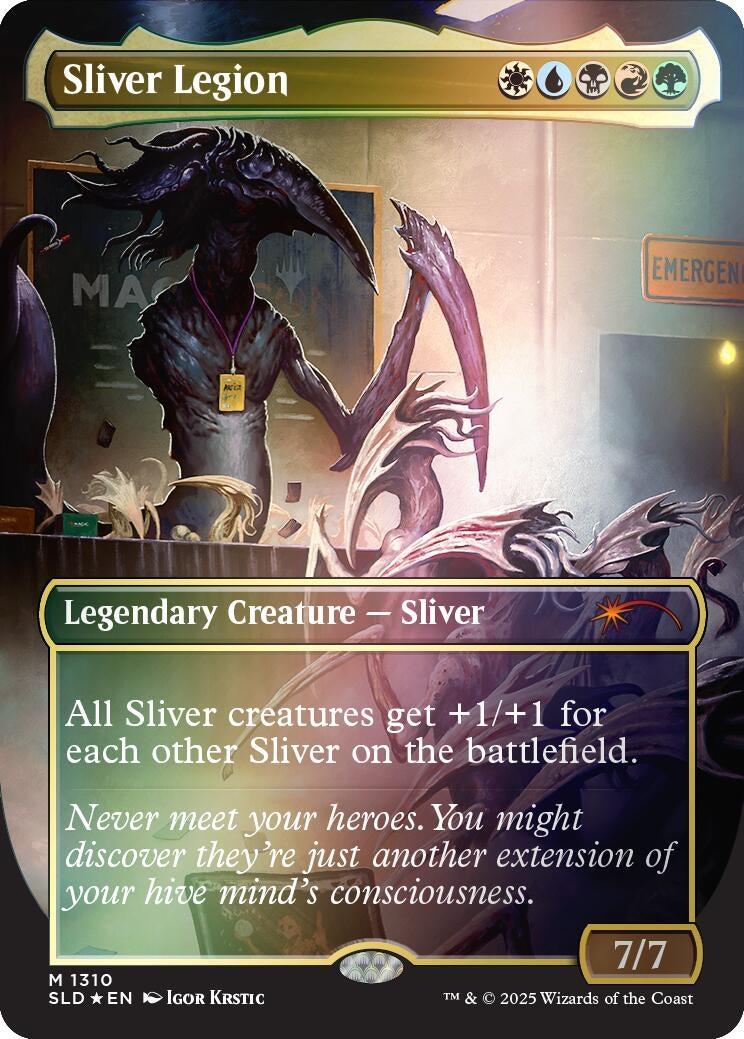 Image for Sliver Legion (1310) (Rainbow Foil) (1310) (SLD) - Magic: The Gathering
