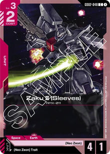 Image for Zaku III (Sleeves) (GD02-048) (GD02) - Gundam Card Game