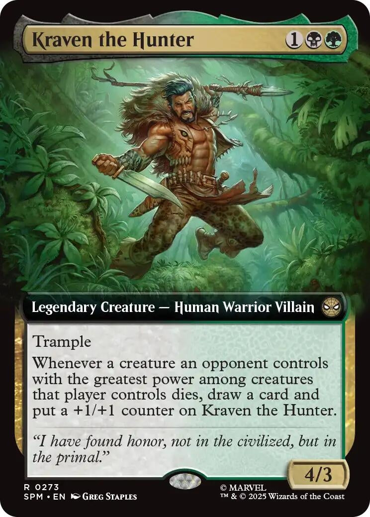 Kraven the Hunter (Extended Art) (273) (SPM)