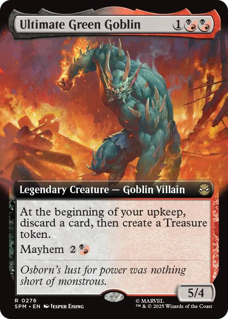 Ultimate Green Goblin (Extended Art) (276) (SPM)