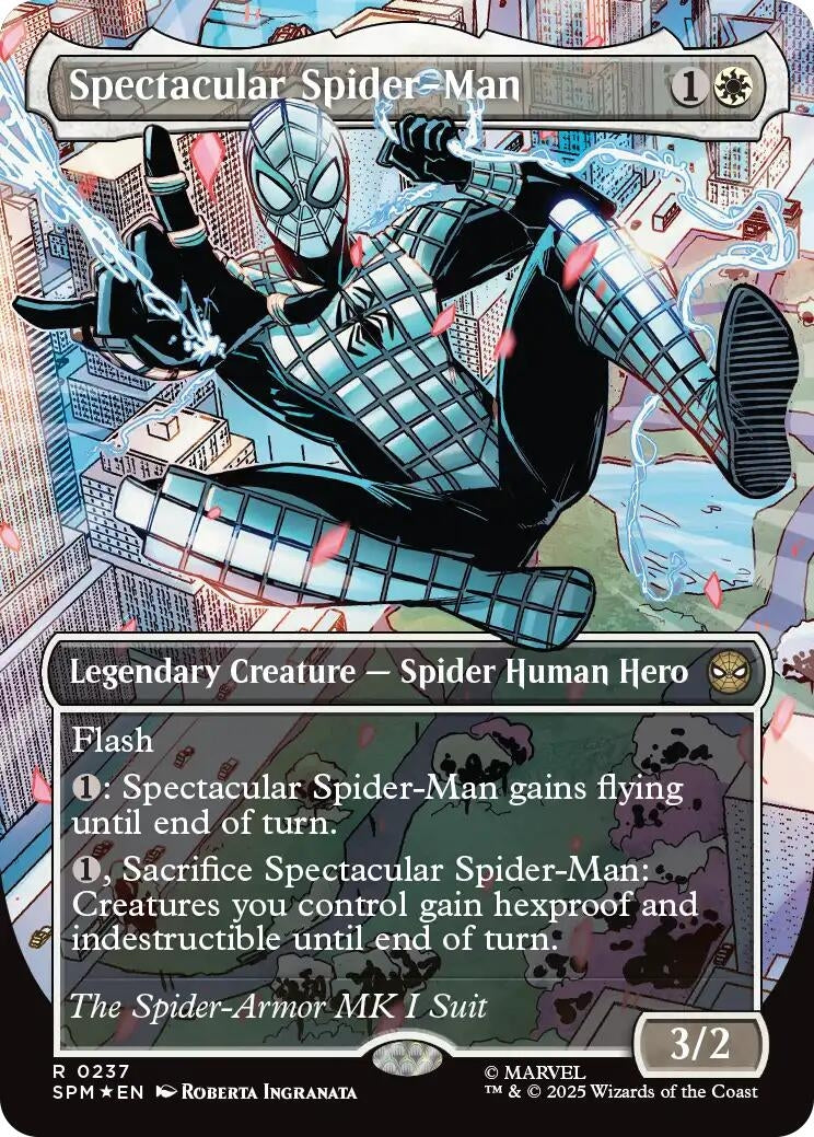 Spectacular Spider-Man (0237) (Borderless) (Textured Foil) (237) (SPM)