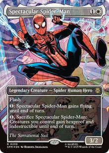 Spectacular Spider-Man (0239) (Borderless) (Textured Foil) (239) (SPM)