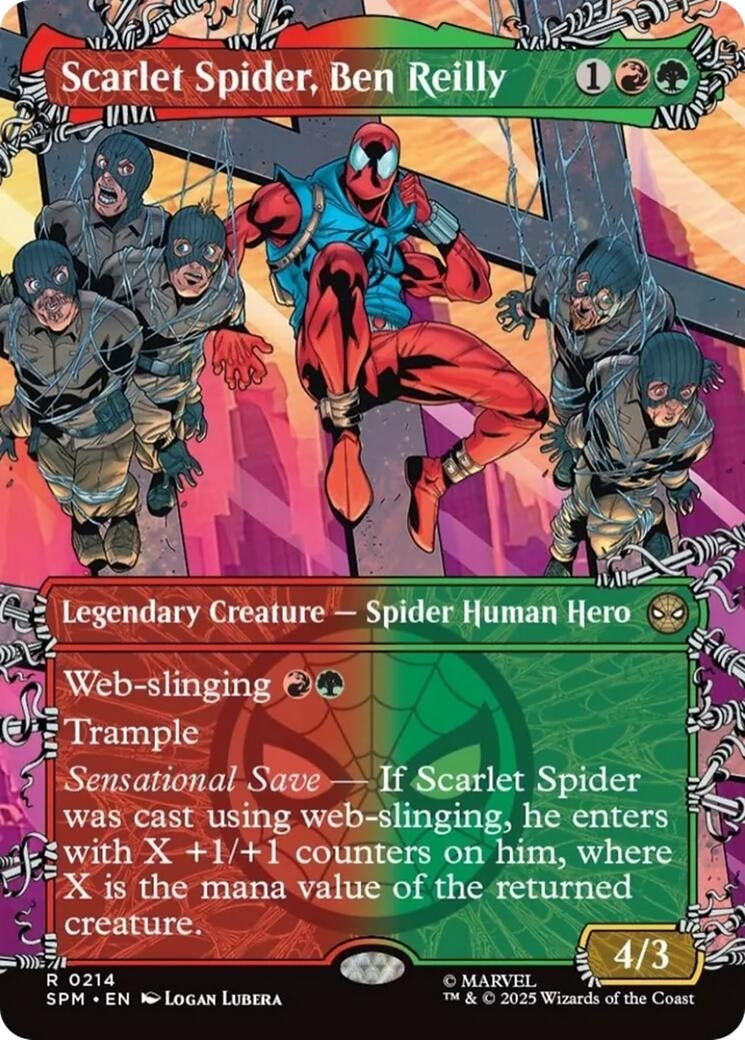 Scarlet Spider, Ben Reilly (Borderless) (214) (SPM)