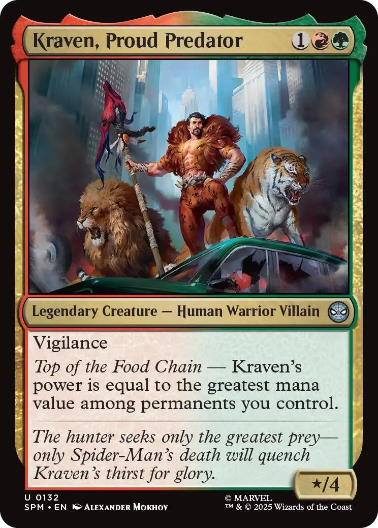 Kraven, Proud Predator (132) (SPM)