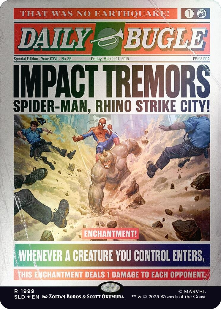 Image for Impact Tremors (1999) (Rainbow Foil) (1999) (SLD) - Magic: The Gathering