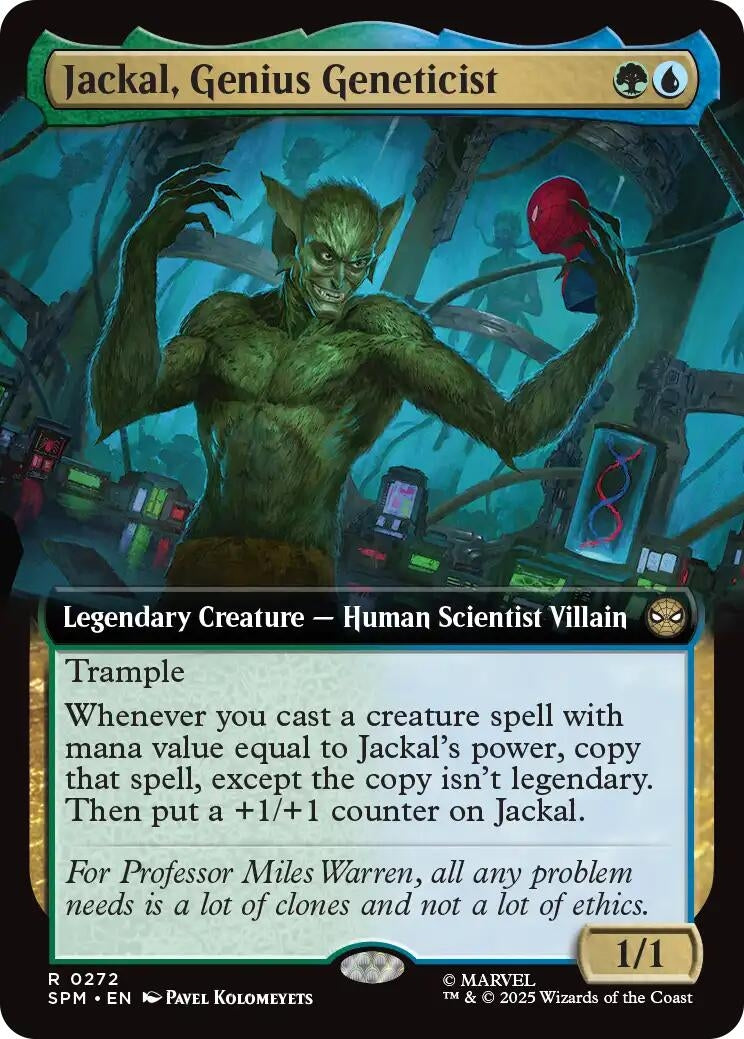 Jackal, Genius Geneticist (Extended Art) (272) (SPM)