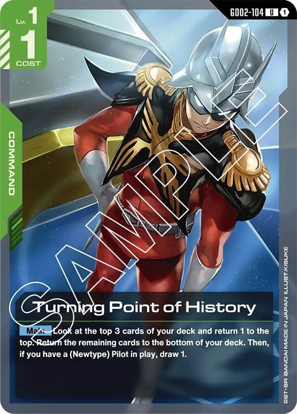 Image for Turning Point of History (GD02-104) (GD02) - Gundam Card Game