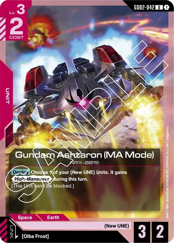 Image for Gundam Ashtaron (MA Mode) (GD02-042) (GD02) - Gundam Card Game