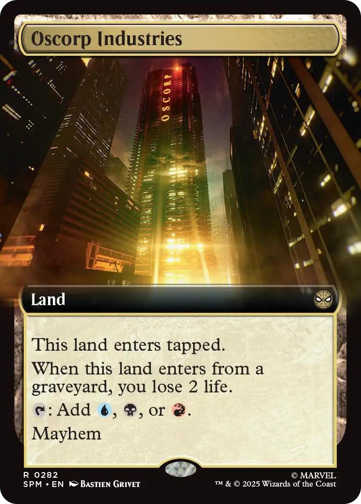 Oscorp Industries (Extended Art) (282) (SPM)