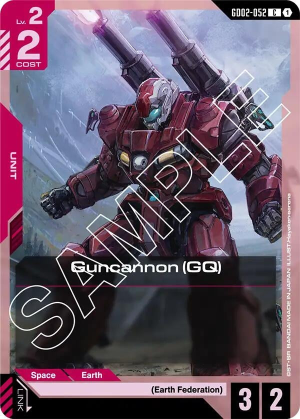 Image for Guncannon (GQ) (GD02-052) (GD02) - Gundam Card Game