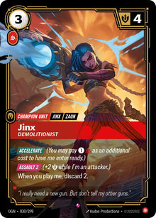 Jinx - Demolitionist (030/298) (OGN)