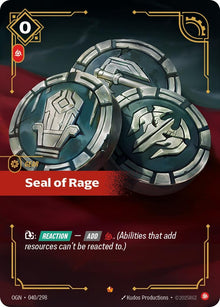 Seal of Rage (040/298) (OGN)