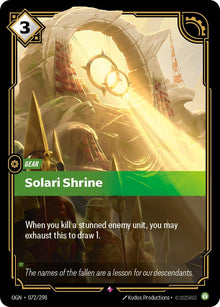 Solari Shrine (072/298) (OGN)