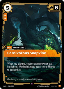 Carnivorous Snapvine (149/298) (OGN)
