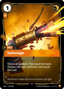 Sabotage (156/298) (OGN)