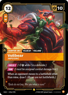 Image for Volibear - Imposing (Alternate Art) (158a/298) (OGN) - Riftbound: League of Legends Trading Card Game
