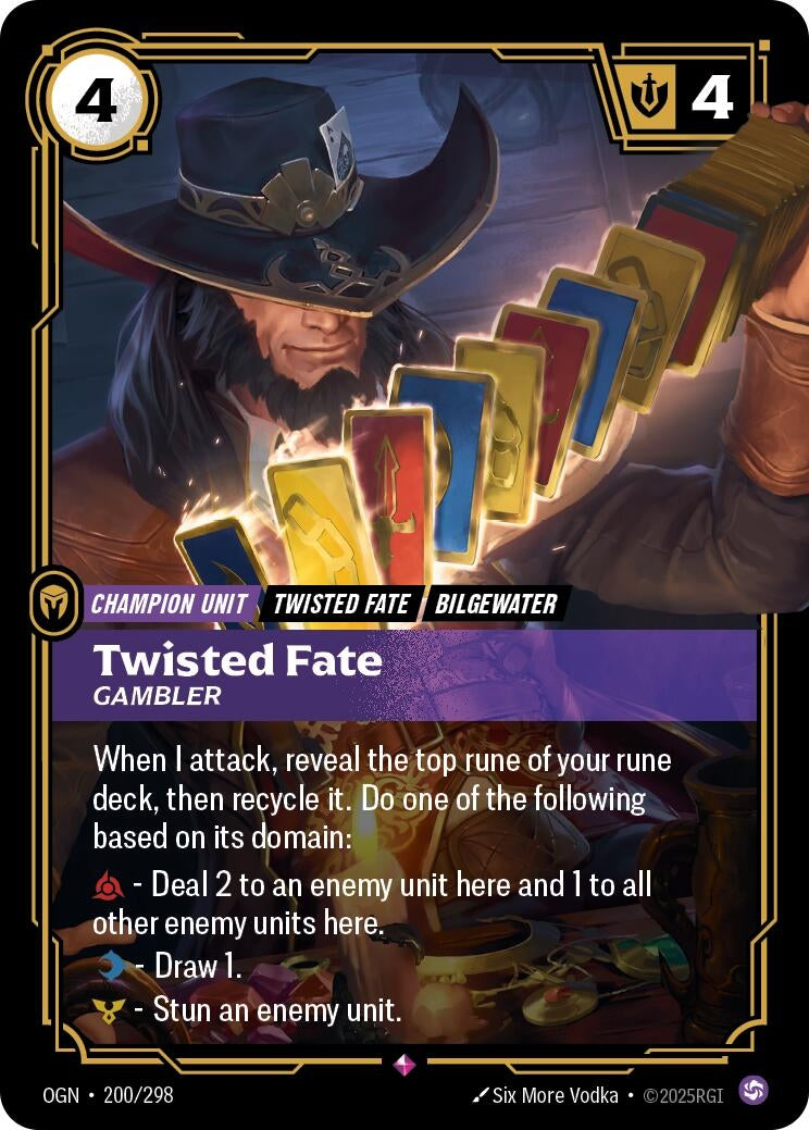 Twisted Fate - Gambler (200/298) (OGN)