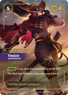 Image for Yasuo - Windrider (Alternate Art) (205a/298) (OGN) - Riftbound: League of Legends Trading Card Game