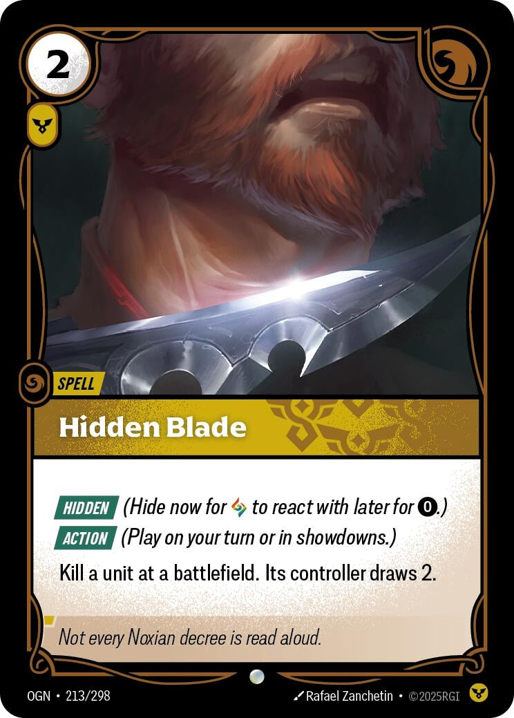 Hidden Blade (213/298) (OGN)