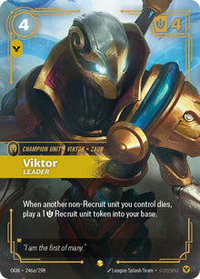 Image for Viktor - Leader (Alternate Art) (246a/298) (OGN) - Riftbound: League of Legends Trading Card Game