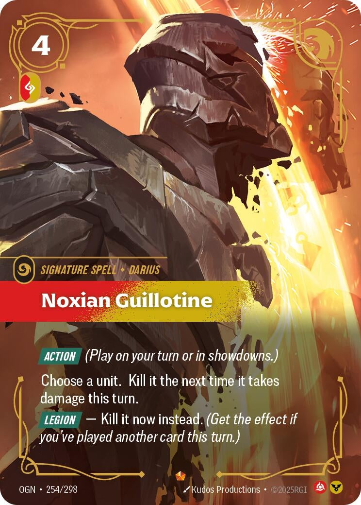 Noxian Guillotine (254/298) (OGN)
