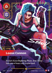 Image for Jinx - Loose Cannon (Signature) (301*/298) (OGN) - Riftbound: League of Legends Trading Card Game