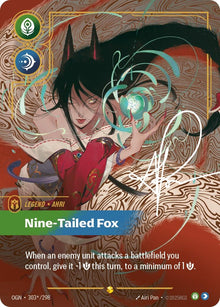 Image for Ahri - Nine-Tailed Fox (Signature) (303*/298) (OGN) - Riftbound: League of Legends Trading Card Game