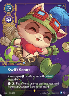 Image for Teemo - Swift Scout (Overnumbered) (307/298) (OGN) - Riftbound: League of Legends Trading Card Game