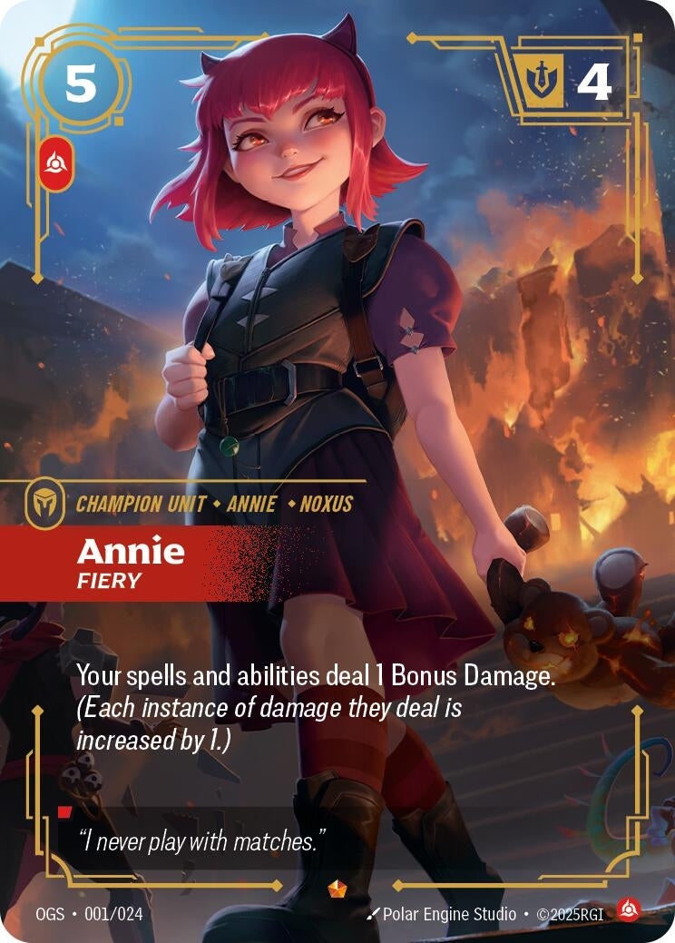 Annie - Fiery (001/024) (OGS:PG)