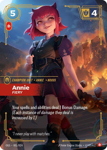 Annie - Fiery (001/024) (OGS:PG)
