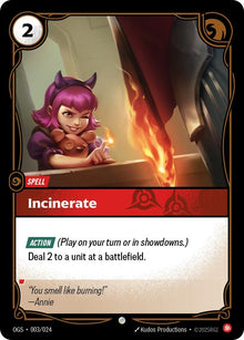 Image for Incinerate (003/024) (OGS:PG) - Riftbound: League of Legends Trading Card Game