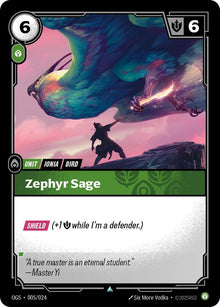 Image for Zephyr Sage (005/024) (OGS:PG) - Riftbound: League of Legends Trading Card Game