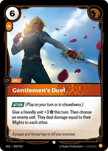 Image for Gentlemen's Duel (008/024) (OGS:PG) - Riftbound: League of Legends Trading Card Game