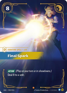 Image for Final Spark (022/024) (OGS:PG) - Riftbound: League of Legends Trading Card Game