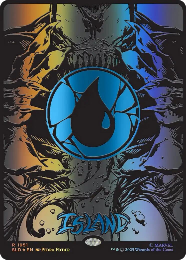 Image for Island (1951) (Raised Foil) (1951) (SLD) - Magic: The Gathering