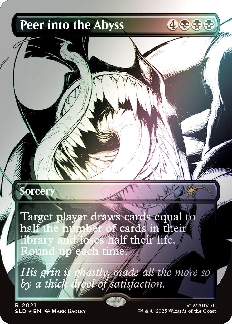 Image for Peer into the Abyss (2021) (Rainbow Foil) (2021) (SLD) - Magic: The Gathering