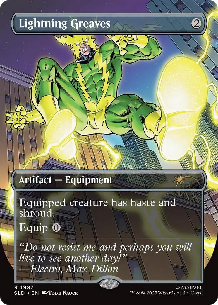 Image for Lightning Greaves (1987) (1987) (SLD) - Magic: The Gathering