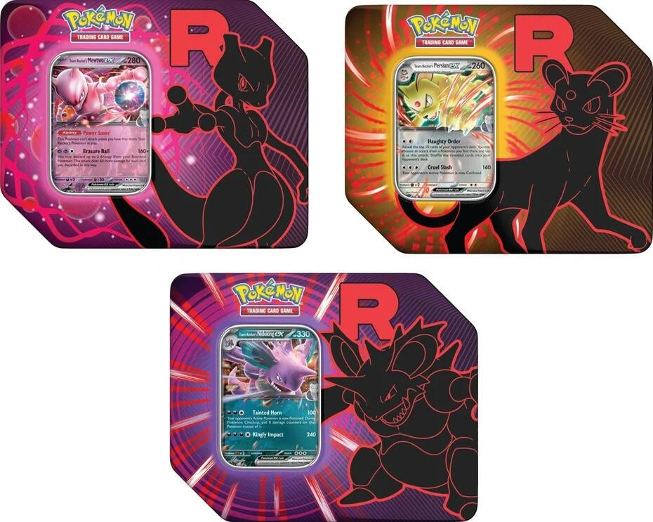 Image for Team Rocket Tin [Set of 3] - Pokemon