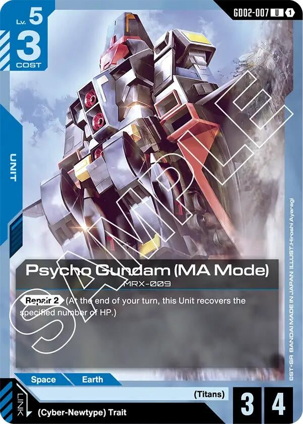 Image for Psycho Gundam (MA Mode) (GD02-007) (GD02) - Gundam Card Game