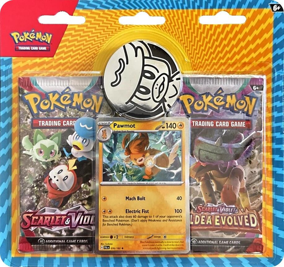 Image for Checklane 2-Pack Blister [Pawmot] (3-tab) - Pokemon