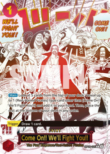 Come On!! We'll Fight You!! (Manga) (OP09-020) (PRB-02)